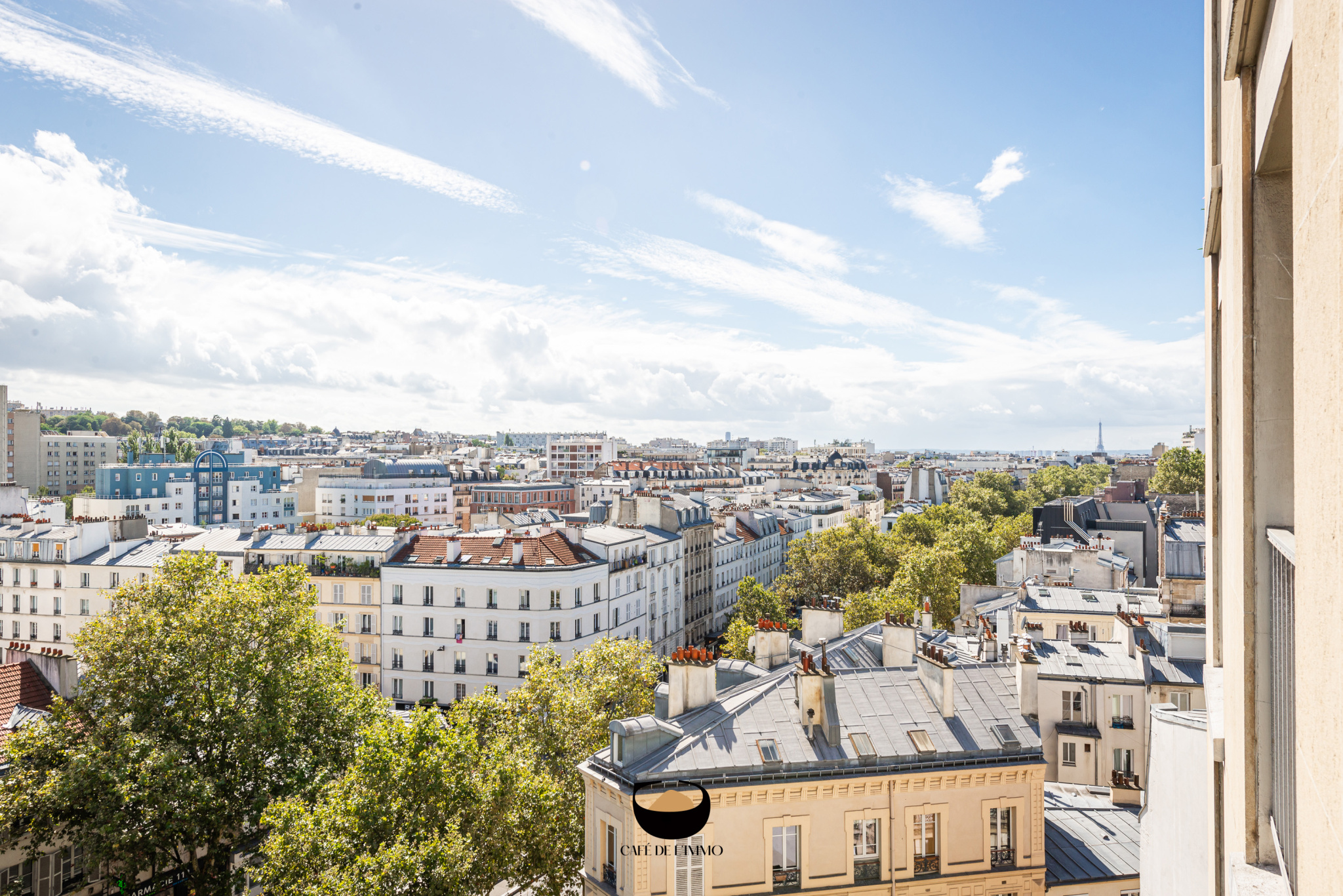 PARIS 19ÈME - CHARMANT STUDIO VUE DÉGAGÉE